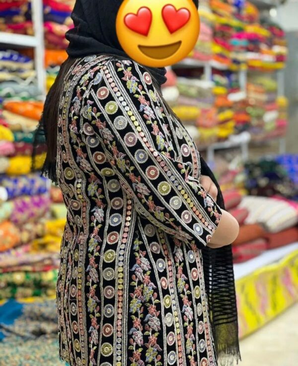 مخمل سوزندوزی اینه کاری رنگارنگ - Image 2