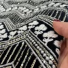 مخمل سوزندوزی طرح زیگزاگی
