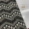 مخمل سوزندوزی طرح زیگزاگی