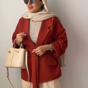 کرپ سوپرمازراتی شاین رنگ کالباسی